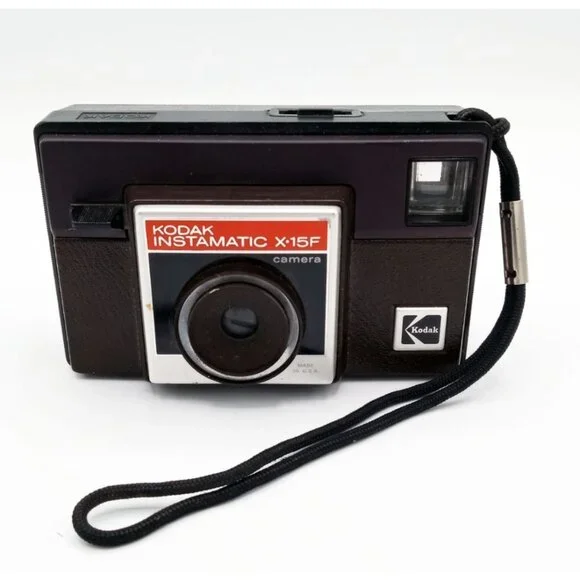 Kodak Instamatic Camera X-15F Vintage Untested 1970s With Strap For Parts