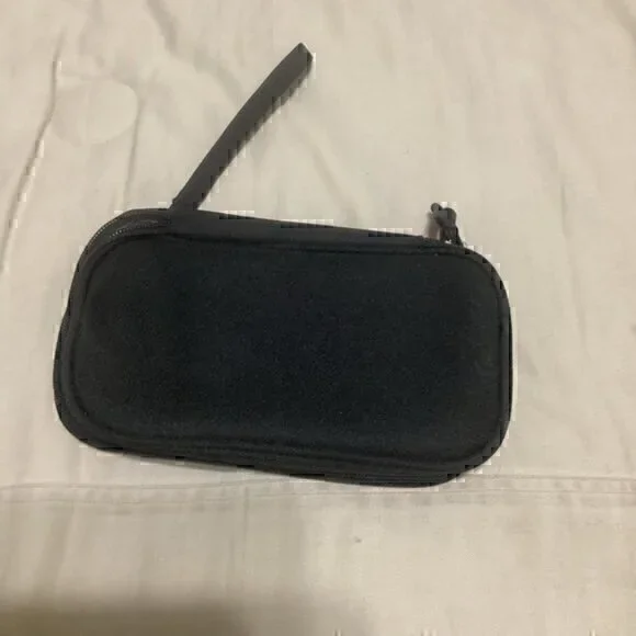 Black Electronic Travel Organizer Bag Pouch, Electronic Accessories Carry Case