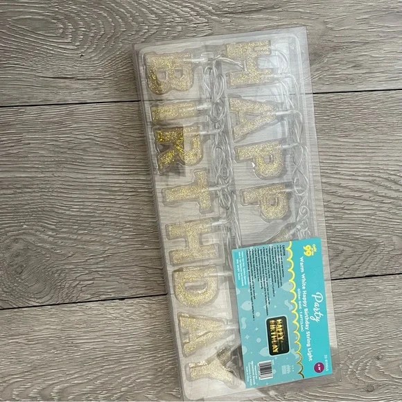 Happy Birthday LED lights 7.8ft