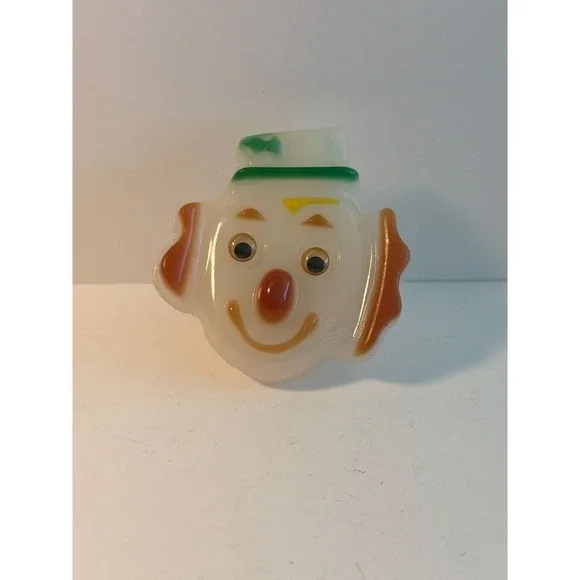 Vintage Goo The Clown Googly‎ Eyed Plastic Plug-In Night Light