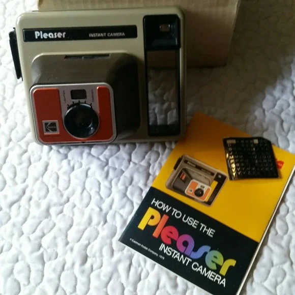 Vintage Kodak Pleaser Instant Camera Photography Retro Pictures Booklet Stickers