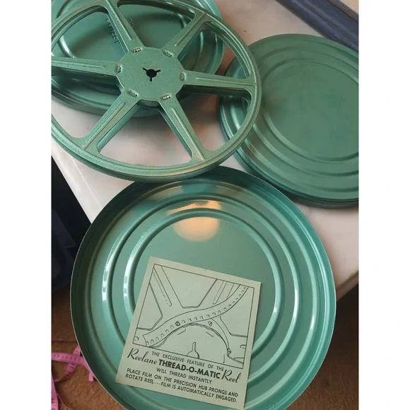 Vintage Camera Korvette Dept Film Canister And Reelane Reels 3 Piece Set 7