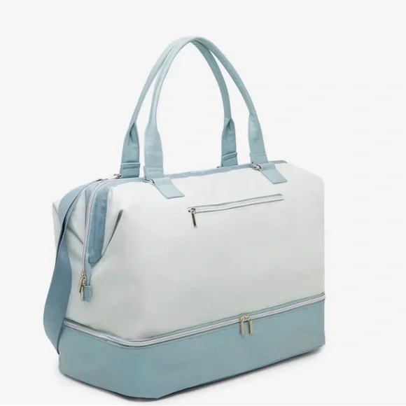 DSW White and Blue Bag