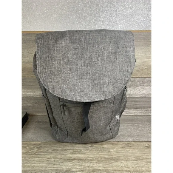Made By Design Adult Unisex Draw Top Pockets Flat Backpack 17
