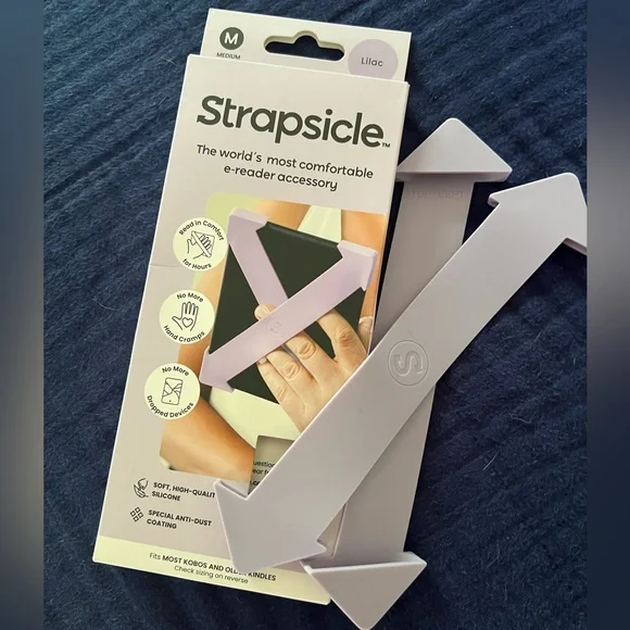 Strapsicle MEDIUM in LILAC for Kindle Paperwhite 10th 8th 7th Generation