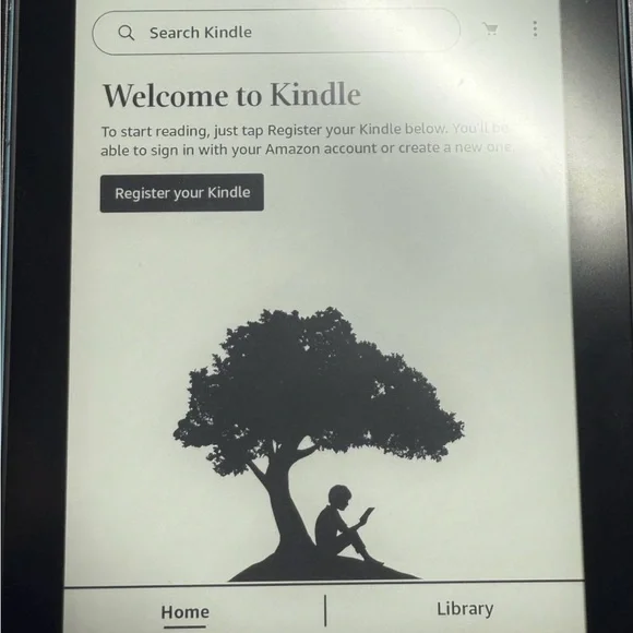 Amazon Kindle Blue eBook Reader with E-Ink Display