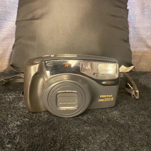 Pentax Black Film Photography Camera with Ergonomic Design
