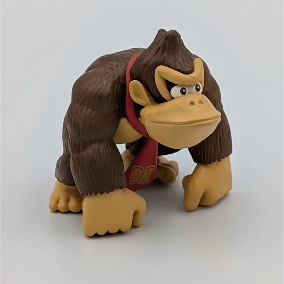 Donkey Kong Nintendo Action Figure Red Tie Collectible Toy Gaming Merchandise
