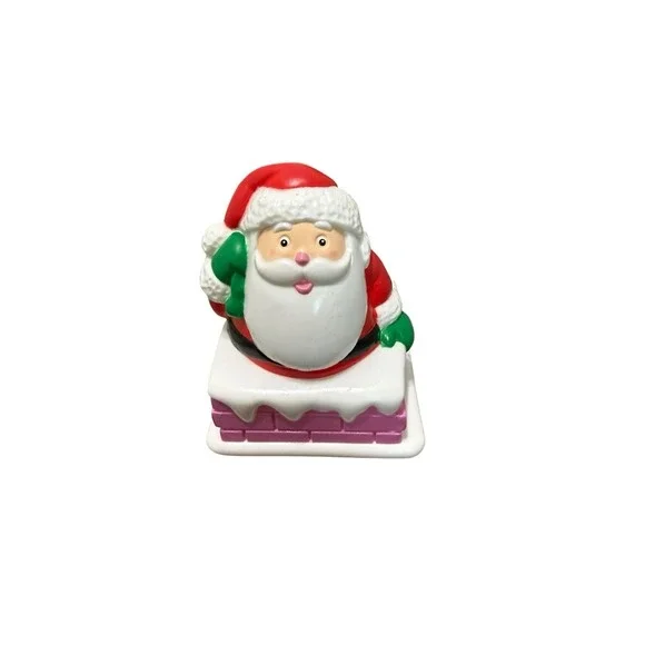 Playskool Dollhouse‎ Christmas Santa Claus Chimney Topper For Loving Family Rare
