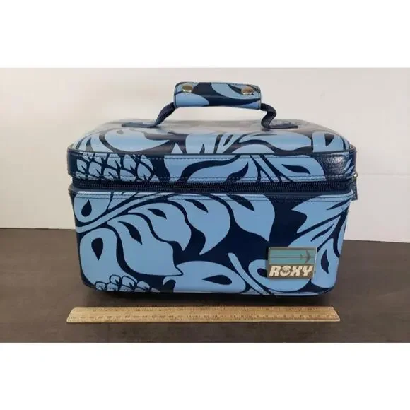 15 ROXY EUC VINTAGE MAKEUP TRAVEL CASE