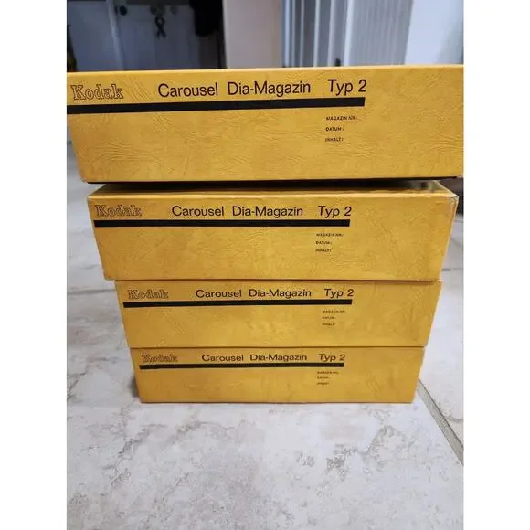 4 - GERMAN Vintage Kodak 80 Carousel Slide Magazine type 2
