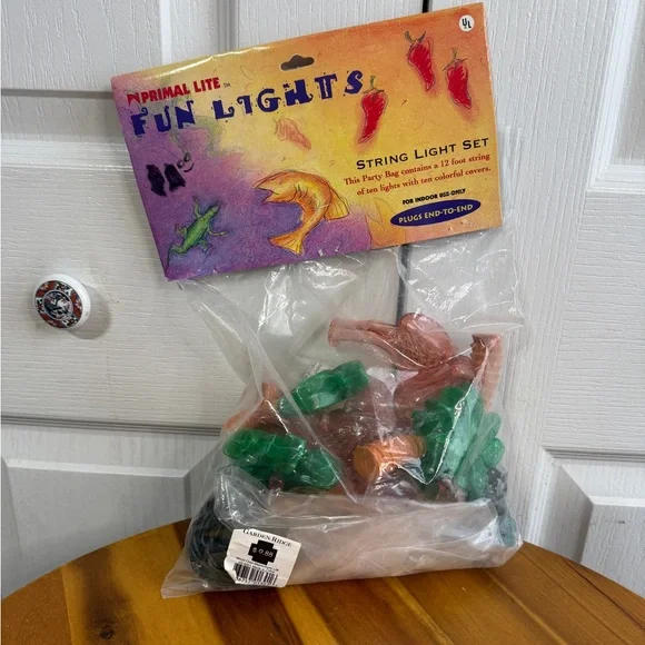 Primal Lite fun lights palm trees flamingo string light set