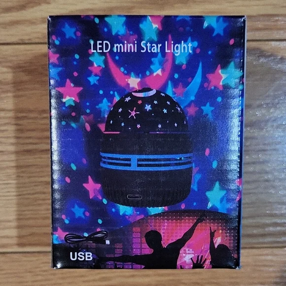 Rotating LED Mini Star Light Projector