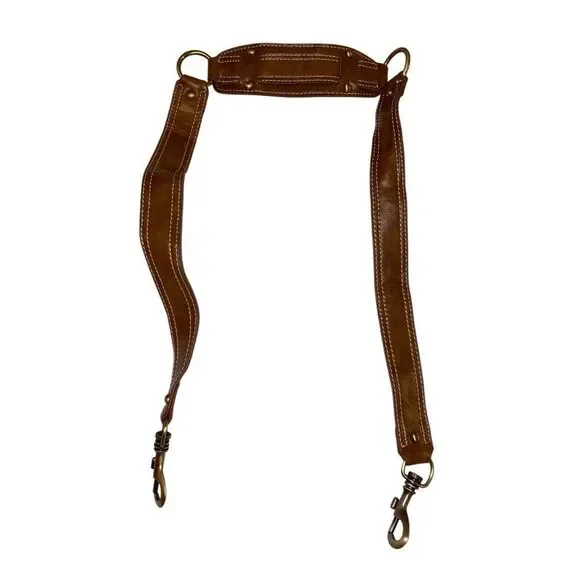 Vintage Faux Leather Purse Laptop Strap Travel Vacation
