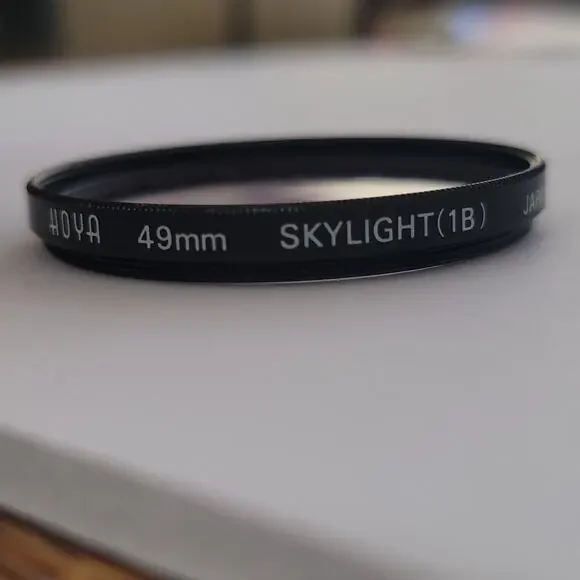 Hoya 49mm Skylight (1B) Camera Lens Filter Black Made In Japan Non-Reflex Photo