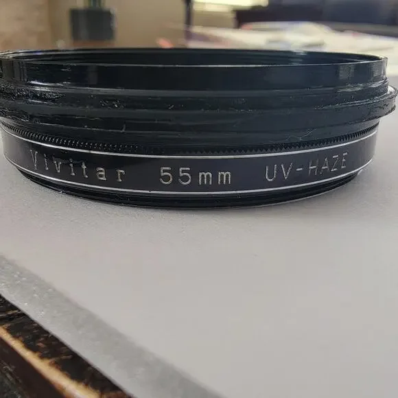 Vintage Vivitar 55mm UV-HAZE Black UV Filter Non-Reflex Japan Camera Lens