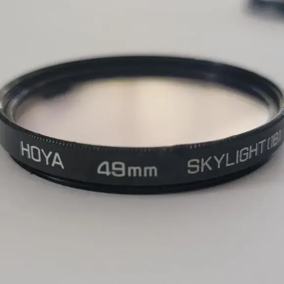 Hoya Skylight 1B 49mm Black Lens Filter Non-Reflex Camera Protective Filter