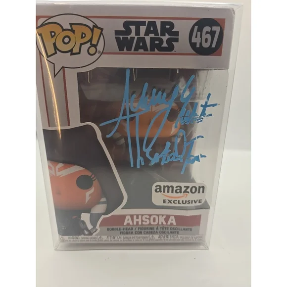 Funko Pop! Vinyl: Star Wars - Ahsoka - Autographed Amazon (Exclusive) #467‎