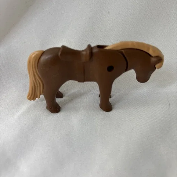PLAYMOBIL Brown Pony Horse Plastic‎ Replacement Figure