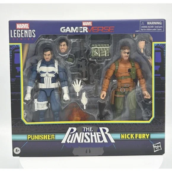 Hasbro Marvel‎ Legends Punisher Nick Fury 2-Pack GamerVerse NIB