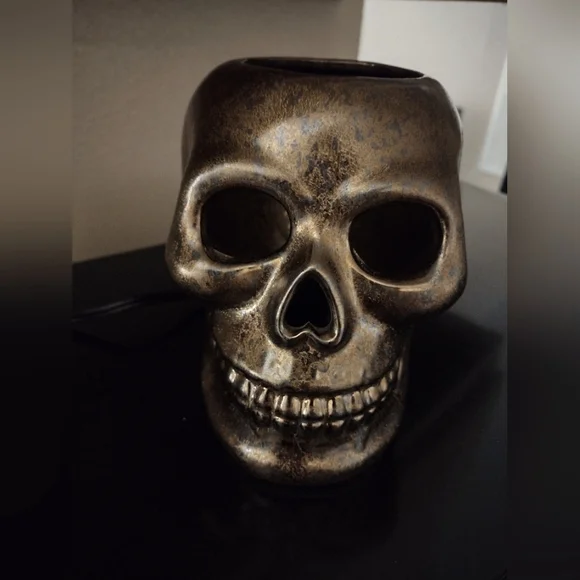 🟤Men’s Vintage heavy Metal Skull Lamp