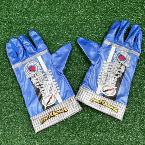 Disney Power Rangers Operation Overdrive Child Logo Gloves One Size Fits‎ Most