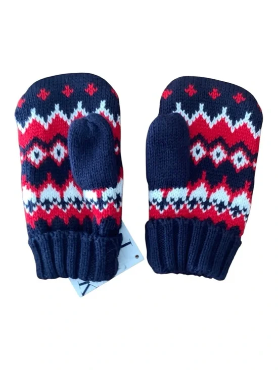 Janie and Jack Multi-Color Mittens Unisex