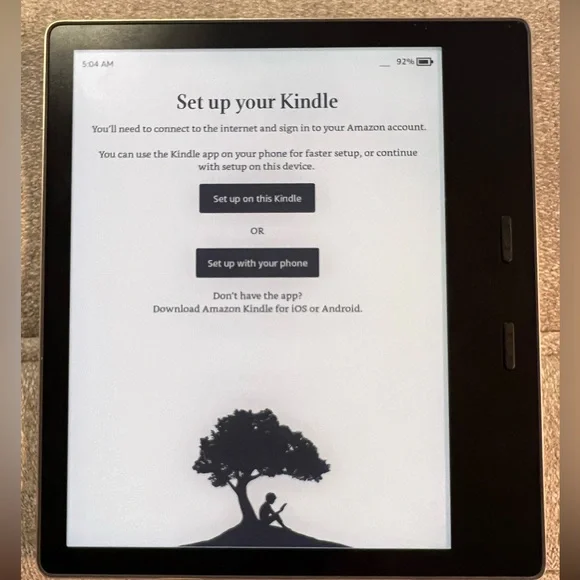 Kindle Oasis – 7” display page turn buttons - 32 GB