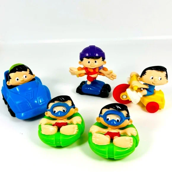 Vintage Bobbys World McDonald’s Toys Lot Of 5 Figures Happy Meal Bundle 1994