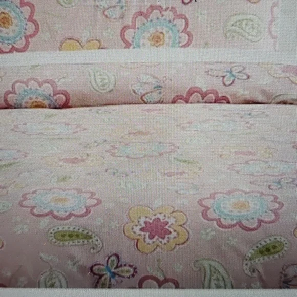 Pottery Barn Kids SAMANTHA Floral Duvet Cover