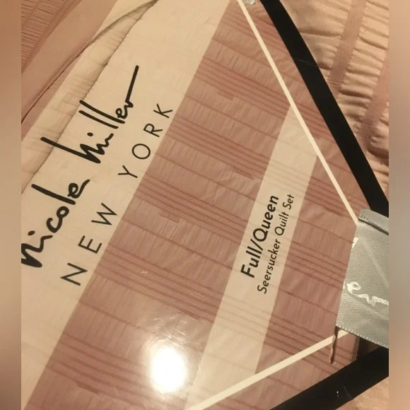 Nicole Miller Pink Comforter Set