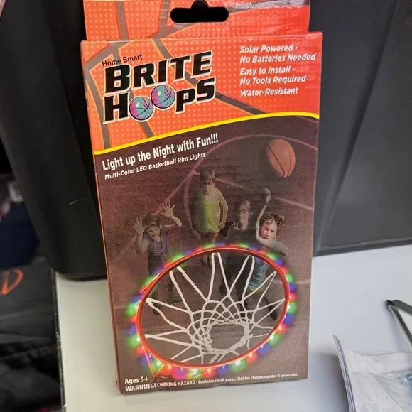 Home Smart Brite Hoops LED Basketball Rim Lights - Multi-Color