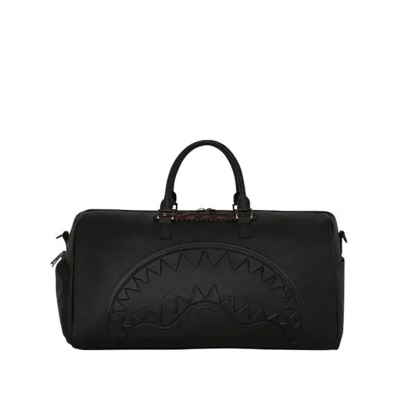 SPRAYGROUND Dose Of Check Deux Duffel Embossed Sharkbite Streetwear NWT