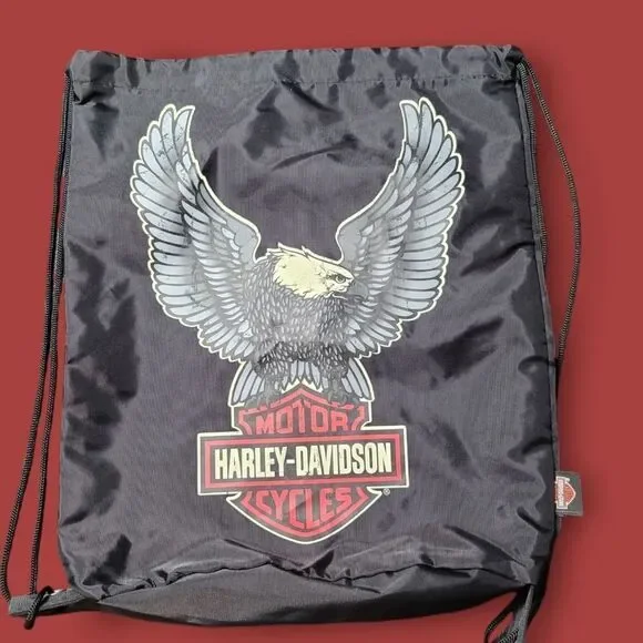 Harley Davidson Licensed Drawstring Bag