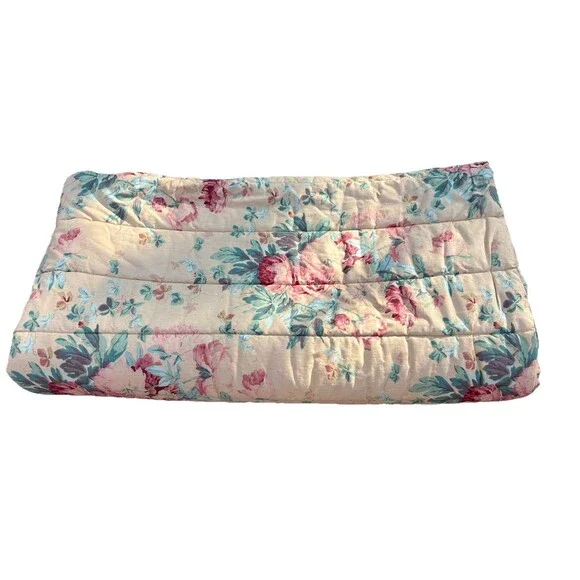 Ralph Lauren King Floral COMFORTER & SKIRT Elsa Grasslands Shabby Chic Pink Rose