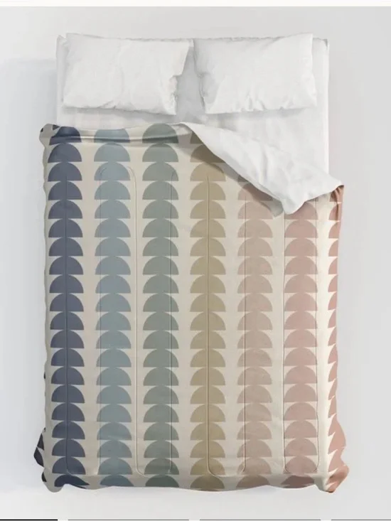 Society6 Maude Pattern- Vintage Multicolor Comforter