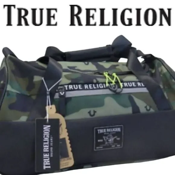 True Religion Tulo Duffel Bag- Camo