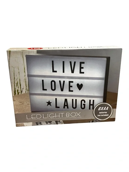💟LED Light Box Sign – Customizable Message Board