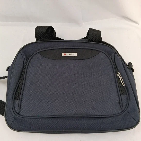 TAG Navy Blue Travel Boarding Bag Carry On Luggage 19069-30-5S Trolley Sleeve