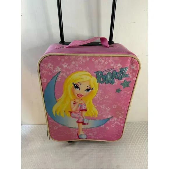 Bratz rolling luggage‎ pink smudges 12