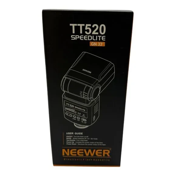 Neewer TT520 Flash Speedlite GN 33 for DSLR Cameras New