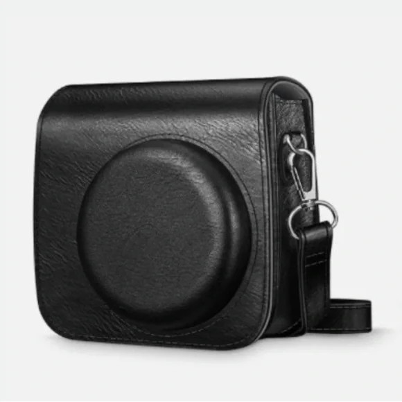 Fujifilm Instax Mini 8 Mini 8+ Mini 9 Instant Camera Leather Case W/ Strap