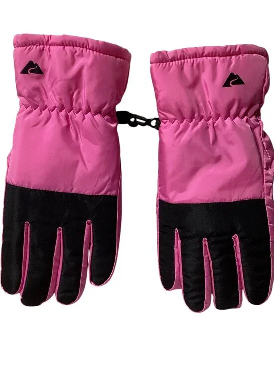 Ozark Trail: Girls Outdoor Ski Gloves, 100% Polyester, Size S/M