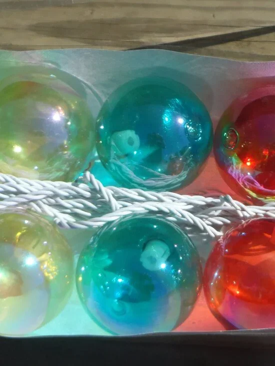 Party Globe string light set - 10 mini light - Camping Party Wedding
