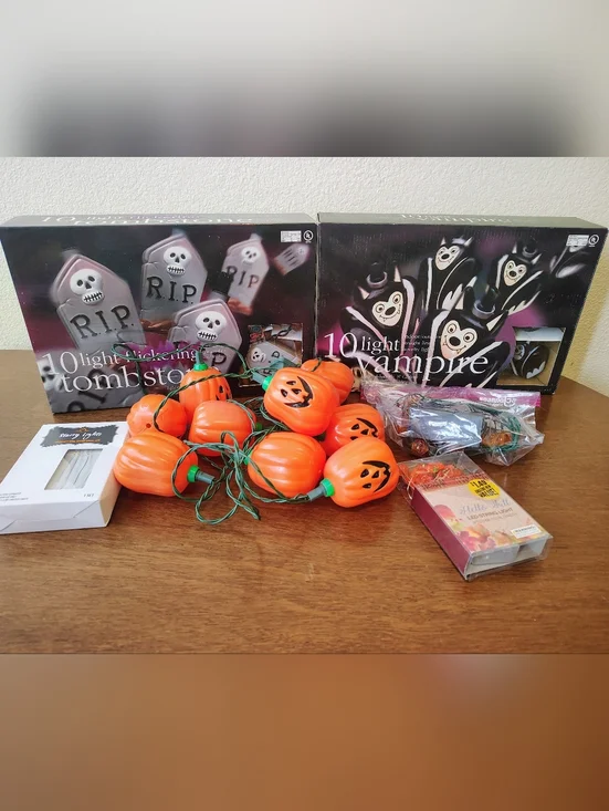 Vintage Halloween String Lights