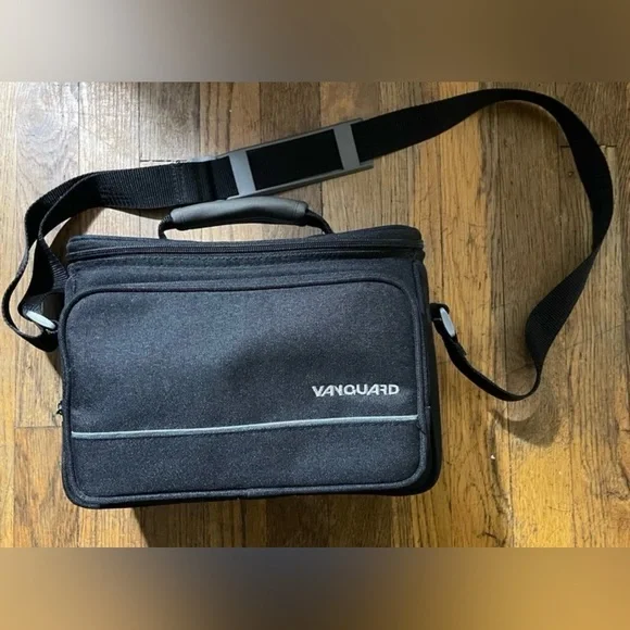 Vintage Vanguard Video Camera Bag Black and Grey