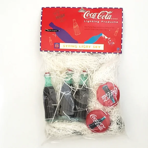 Vintage Coca Cola 14ft Light Set NEW