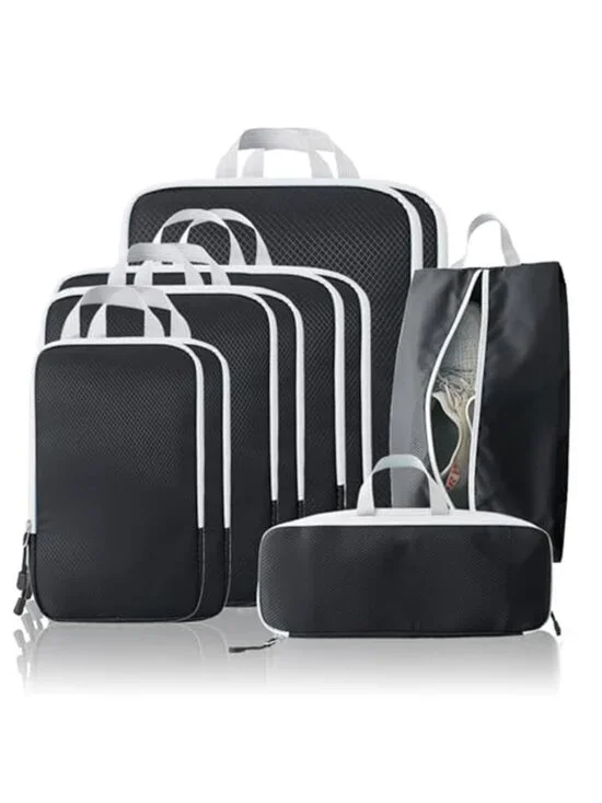 10 Set Compression Packing Cubes Travel Luggage Organizer Carry On Suitcase