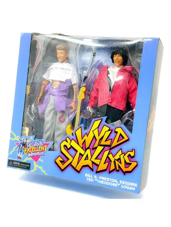 NECA Bill and Ted's Excellent Adventure Retro Action Figure 2 Pack Wyld Stallyns