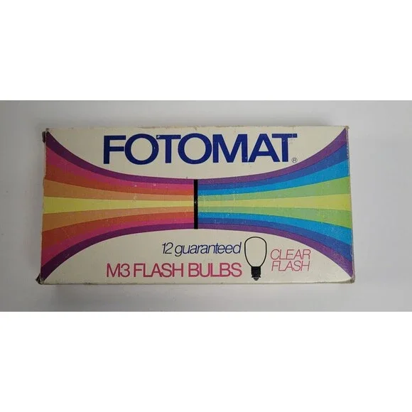 Fotomat 5B Flashbulbs Blue Flash (9 Bulbs in Pkg) Vintage